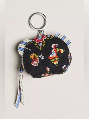 Rare! NWT Vera Bradley x Anthropologie Classic Mini Bear Bag Charm Black